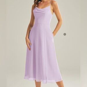 Tea Length Lilac Dress (NEW)